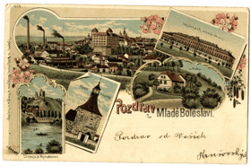 Pozdrav z Mladé Boleslavi - Mladá Boleslav - koláž (pohled)