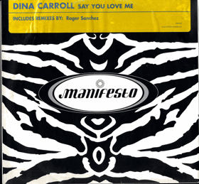 LP - Dina Carroll – Say You Love Me - Maxi-Single