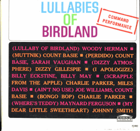 LP -  Lullabies Of Birdland - Command Performance