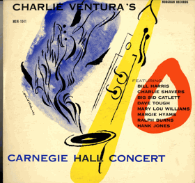 LP - Charlie Ventura ‎– Charlie Ventura's Carnegie Hall Concert