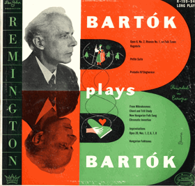 LP - Bartók – Bartók Plays Bartók