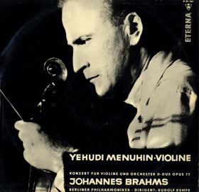 LP - Johannes Brahms - Yehudi Menuhin, housle  - D-dur opus 77