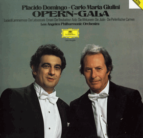 LP - Placido Domingo - Carlo Maria Giulini - Opern Gala