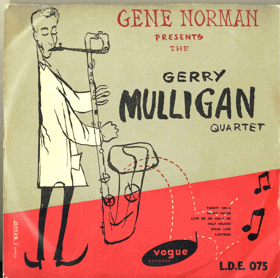 EP - The Gerry Mulligan Quartet – Gene Norman Presents The Gerry