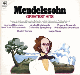 LP - Mendelssohn – Greatest Hits