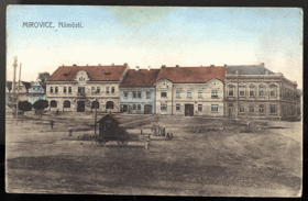 Mirovice - náměstí (pohled)