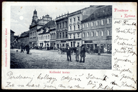 Pozdrav z Kolína - Kolínské korso - Kolín (pohled)