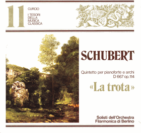 LP - Schubert, Solisti Dell'Orchestra Filarmonica Di Berlino – Quintetto Per Pianoforte E ...