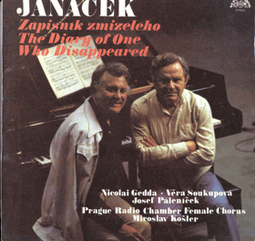 LP - Janáček, Nicolai Gedda • Věra Soukupová, Josef Páleníček, Prague Radio Chamber ...