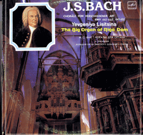 LP - J. S. Bach - The Big Organ Of Riga Dom