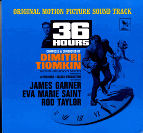 LP - Dimitri Tiomkin – 36 Hours Original Motion Picture Sound Track