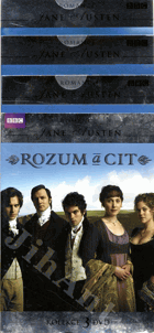 3DVD - Jane Austen - Rozum a cit 3 DVD