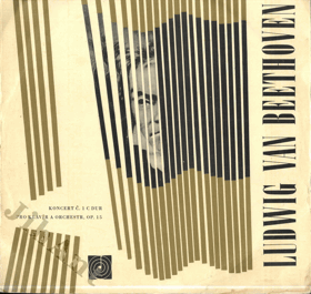 LP - Ludwig Van Beethoven – Koncert Č. 1 C Dur Pro Klavír A Orchestr, Op. 15