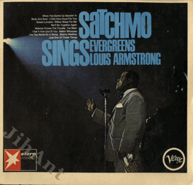 LP - SATCHMO - Sings Evergreens Louis Armstrong