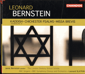 CD -  Bernstein, Jamie Bernstein, The London Oratory School Schola, BBC Singers, BBC Symphony ...