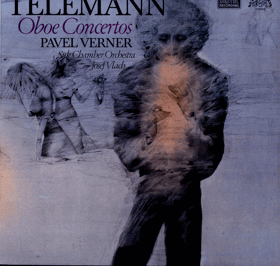 LP - Telemann, Pavel Verner, Suk Chamber Orchestra, Josef Vlach – Oboe Concertos