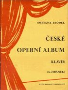 České operní album - klavír