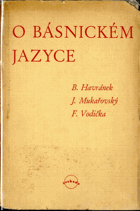 O básnickém jazyce