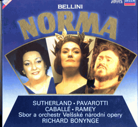 3LP - Bellini, Sutherland, Pavarotti, Caballé, Ramey, Orchestra & Chorus Of The Welsh National ...