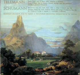 LP - Teleman - Schumann - Suita F dur pro 2 lesní rohy...