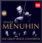 10CD - Yehudi Menuhin – The Great Violin Concertos
