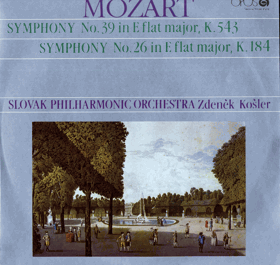 LP - Mozart, Slovak Philharmonic Orchestra, Zdeněk Košler – Symphony No. 39 In E Flat Major, K. ...