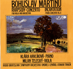 LP - Bohuslav Martinů, Klára Havlíková, Milan Telecký, Radio Bratislava Symphony Orchestra* ...