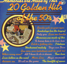 LP - Various ‎– 20 Golden Hits Of The 50´s