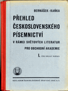 Přehled československého písemnictví I.