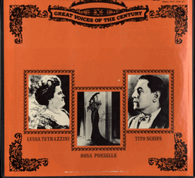 3LP - Enrico Caruso, Amelita Galli-Curci, Beniamino Gigli – Great Voices Of The Century