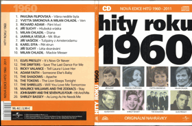 CD - Hity roku 1960