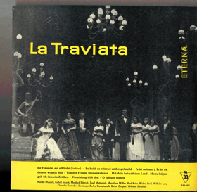 EP - Verdi, Staatskapelle Berlin, Wilhelm Schüchter – La Traviata