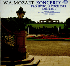 LP - Mozart - Han De Vries, Prague Chamber Orchestra, Anton Kersjes – W.A. Mozart Koncerty Pro ...