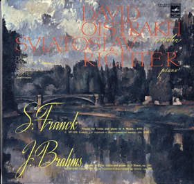 LP - S. Franck - J. Brahms - Sonato for violin and piano A Major