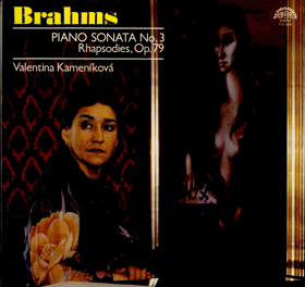 LP - Brahms - Piano Sonata No. 3 - Rhapsodies, Op. 79
