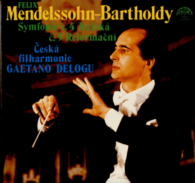 LP - Felix Mendelson - Bartholdy - Symfonie č. 4 Italská, č. 5 Reformační