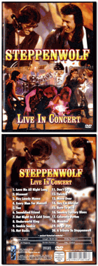 DVD -  Steppenwolf - Live In Concert