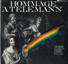 2LP - Telemann, Václav Neumann, The Czech Philharmonic Orchestra – Telemann Concertos For Wind ...