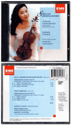 CD - Mendelssohn - Sibelius - Sarah Chang, Mariss Jansons, Berliner Philharmoniker – Violin ...