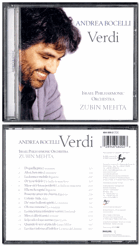 CD - Andrea Bocelli – Verdi