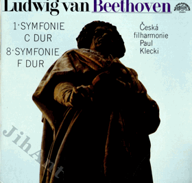 LP - Ludwig Van Beethoven - 1. Symfonie C DUR - 8. Symfonie F DUR - Paul Klecki