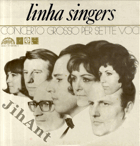 LP - Linha Singers - Concerto Grosso Per Sette Voci