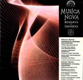 LP - Bohuslav Martinů – Sinfonietta Giocosa - Incantation (Piano Concerto No. 4)