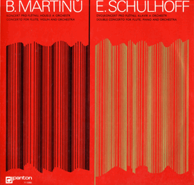 LP - B. Martinů - E. Schulhoff – Koncert pro flétnu, housle a orchestr - Dvojkoncert pro ...