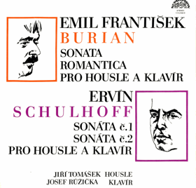 LP - Emil František Burian - Sonata romantica pro housle a klavír