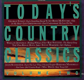 LP - Various – Today's Country Classics Volume Two