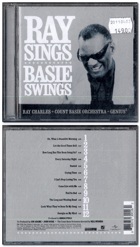 CD - Ray Charles + Count Basie Orchestra – Ray Sings Basie Swings