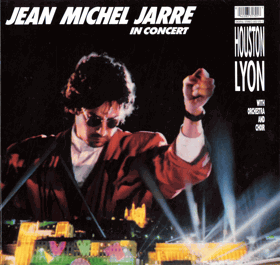 LP - Jean-Michel Jarre ‎– In Concert Houston - Lyon