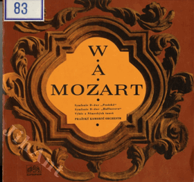 LP - Wolfgang Amadeus Mozart - Symfonie č. 38 F Dur, Pražská, K. 504