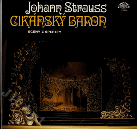 LP - Johann Strauss - Cikánský baron